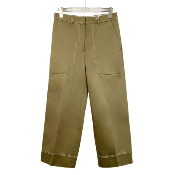 Thom Browne Camel Sack Trousers With Topstitching Fit 2 Size 38 100% Cotton Twil - Picture 1 of 8